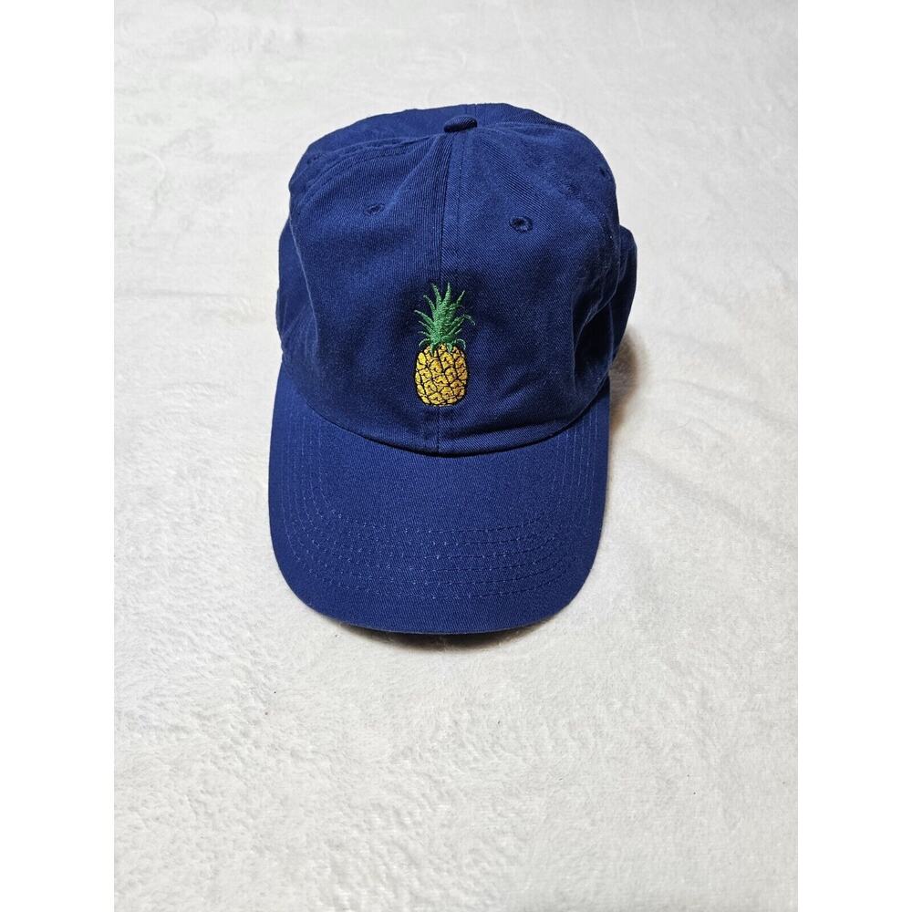 Newhattan Blue Pineapple Hat Cap Adjustable Back